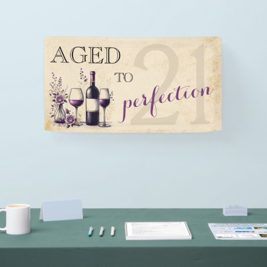 21歳の誕生日まで 横断幕 (トレードショー)