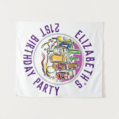 21歳の誕生日をお祝いしよう タペストリー (正面(横))