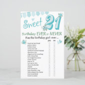 21歳の誕生日を今までまたは決してゲーム (スタンド正面)