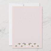 21歳の誕生日を迎えた、大韓民国産のほこりっぽいワイルドバラグレー 招待状 (裏面)