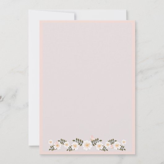 21歳の誕生日を迎えた、大韓民国産のほこりっぽいワイルドバラグレー 招待状 (裏面)