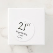 21歳の誕生日を追加する名前date year black テンプレートgo フェイバータグ (インサイチュ)