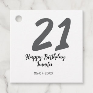 21歳の誕生日を追加する名前date year black テンプレートgo フェイバータグ