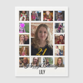 21歳の誕生日アーモンドの花ブルークリーム