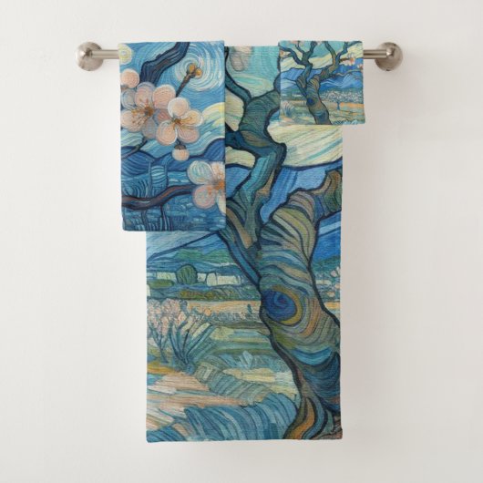 21歳の誕生日アーモンドの花ブルークリーム バスタオルセット (インサイチュ)