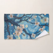 21歳の誕生日アーモンドの花ブルークリーム バスタオルセット (ハンドタオル)