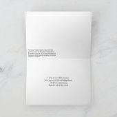 21歳の誕生日カスタム文字星雲 カード (内部)