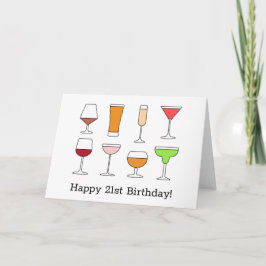 21歳の誕生日カード カード