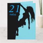 21歳の誕生日カード カード (正面)