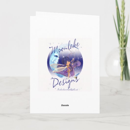 21歳の誕生日カード – Moonies Doodlemoons カード (裏面)