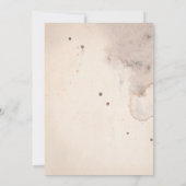 21歳の誕生日ガーデンパーティー 招待状 (裏面)