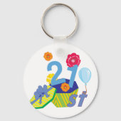 21歳の誕生日キーチェーン キーホルダー (裏面)