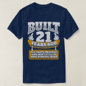 21歳の誕生日ギフトアイディア21年前に建てられた Tシャツ (デザイン正面)