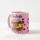 21歳の誕生日コーヒーマグ マグカップ (正面左)