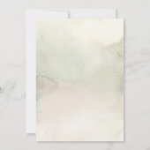 21歳の誕生日シャンパントーストホワイトセージフローラ 招待状 (裏面)