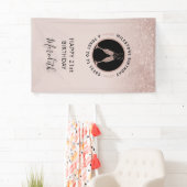 21歳の誕生日シャンパン祝賀会 縦 グリッター 横断幕 (インサイチュ)