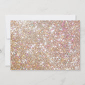 21歳の誕生日シャンパン輝き写真 招待状 (裏面)