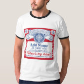 21歳の誕生日ドリンクを追加 Tシャツ (正面)