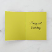 21歳の誕生日ネコお祝い21歳21歳 サンキューカード (内部)