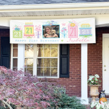21歳の誕生日バナー