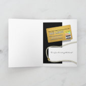 21歳の誕生日バルーンおめでとうおもしろい。 カード (内部)