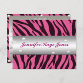 21歳の誕生日パーソナライズされたパーティー 招待状 (正面/裏面)