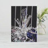 21歳の誕生日パーティの招待状 招待状 (スタンド正面)