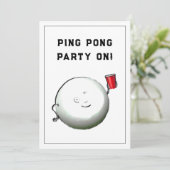 21歳の誕生日パーティの招待状 招待状 (スタンド正面)