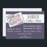 21歳の誕生日パーティの招待状 招待状<br><div class="desc">これは、家族や友人のおもしろい招待状で、従兄弟、姪、甥、孫、または友お気に入りの人のために21歳の大物を告げる。</div>