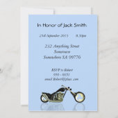 21歳の誕生日パーティの招待状 招待状 (裏面)