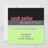 21歳の誕生日パーティの招待状 招待状 (裏面)