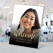 21歳の誕生日パーティーの写真歓迎