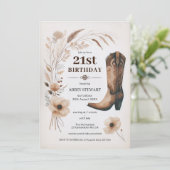 21歳の誕生日パーティーへようこそ、カントリーガール！ 招待状 (スタンド正面)