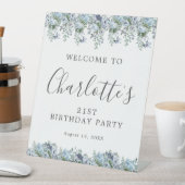 21歳の誕生日パーティーダスティブルーフローラへようこそ 台座サイン (インサイチュ)