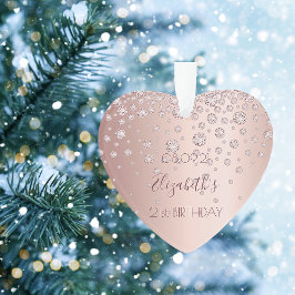 21歳の誕生日パーティーバラ金ゴールドダイヤモンド輝く21 オーナメント