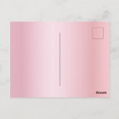 21歳の誕生日パーティーバラ金ゴールド輝く招待 ポストカード (裏面)