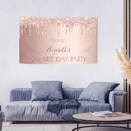 21歳の誕生日パーティーバラ金ゴールド 横断幕