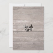 21歳の誕生日パーティーメイソンジャー ストリングライト 木材 招待状 (裏面)