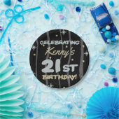 21歳の誕生日パーティー名の追加 ペーパープレート (パーティー)