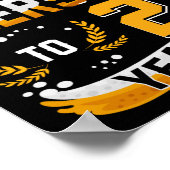 21歳の誕生日パーティー応援とビールを21歳まで ポスター (角)