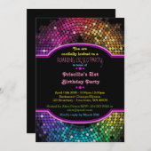 21歳の誕生日パーティー招待状 ディスコパーティー, ガツビー 招待状 (正面/裏面)