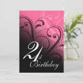 21歳の誕生日パーティー旋回 招待状 (スタンド正面)