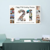 21歳の誕生日パーティー番号21フォトコラージュ 横断幕 (トレードショー)