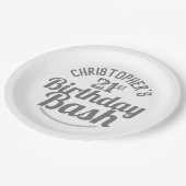 21歳の誕生日パーティー紙プレート ペーパープレート (アングル)