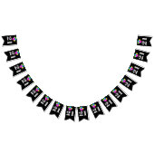 21歳の誕生日パーティー風船 バンティングフラッグ (全)