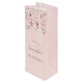 21歳の誕生日パーティー21バラ金ゴールド星グラム ワインギフトバッグ (裏面アングル)