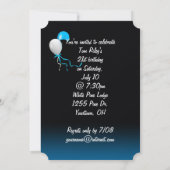 21歳の誕生日パーティー　目玉付き 招待状 (裏面)