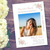 21歳の誕生日ピンク