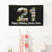 21歳の誕生日フォトコラージュ記念イベント 横断幕 (インサイチュ)