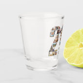 21歳の誕生日フォトコラージュ ショットグラス (左)